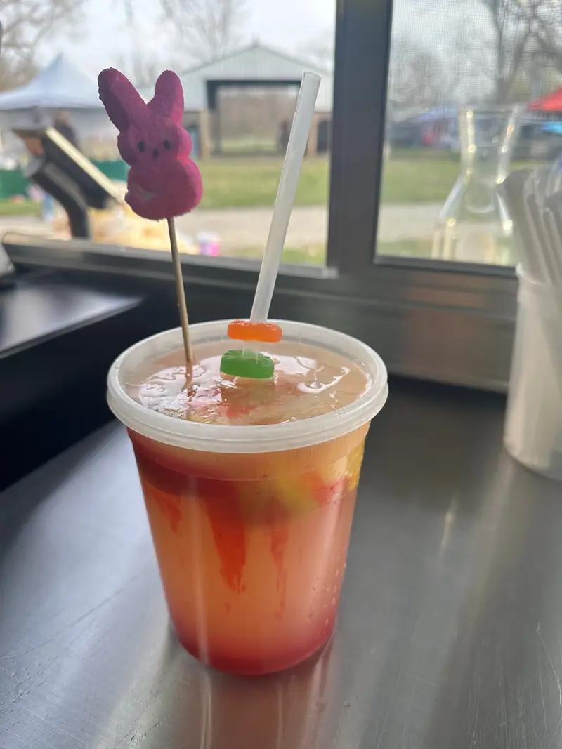 Candy on the straw is not optional.
